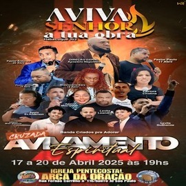 AVIVA SENHOR A TUA OBRA